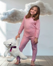 Super Soft and cool 12M-10Y Bamboo Pajamas Summer Children Sleepwear home wear Set Cozy PINK 